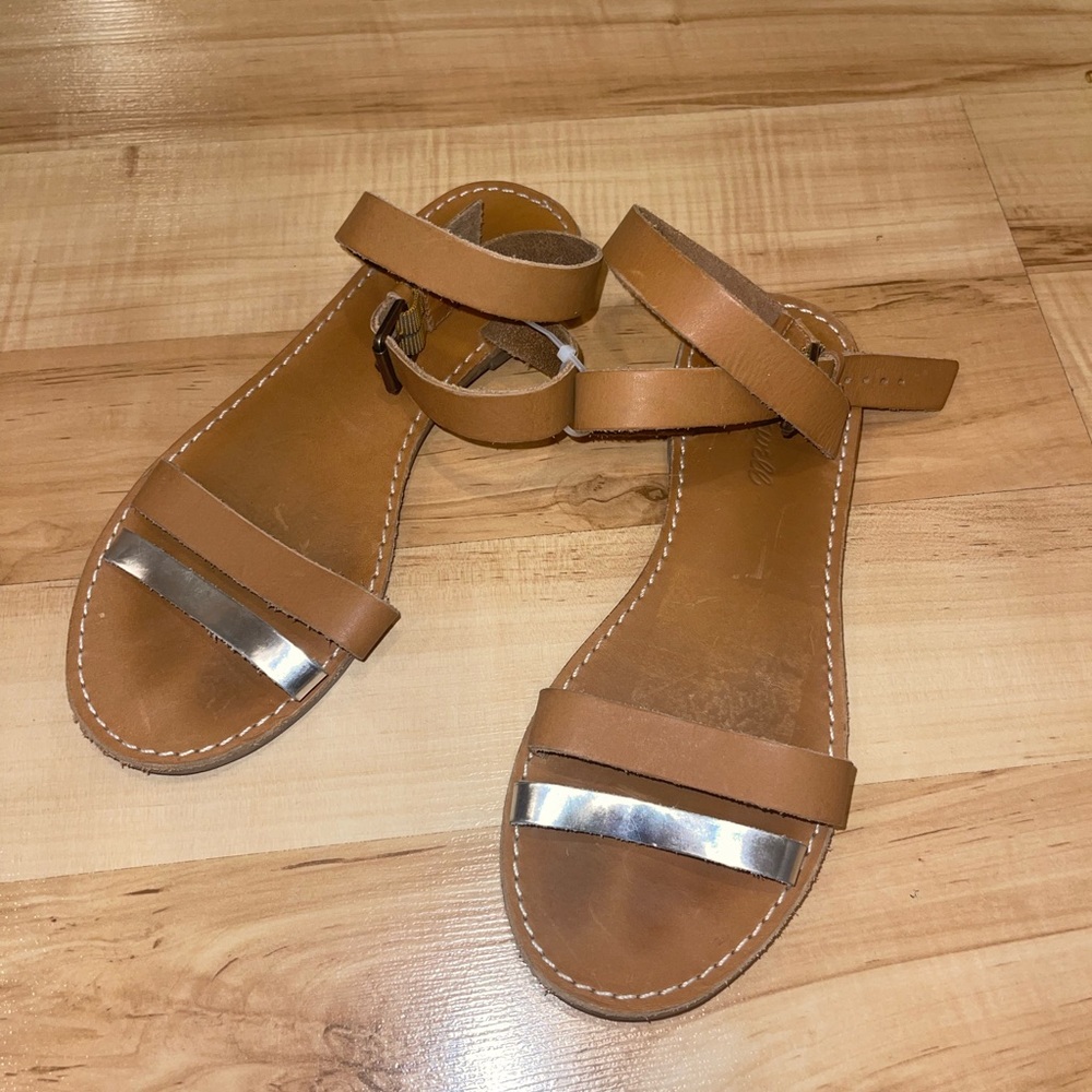 Madewell Leather Tan Sandals